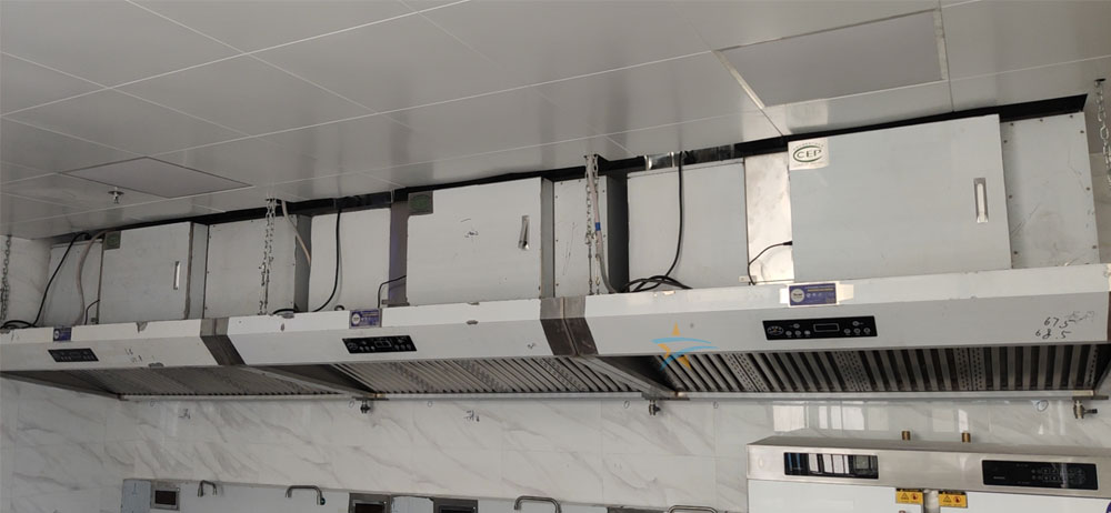 見炬科技員工食堂廚房工程油煙凈化器