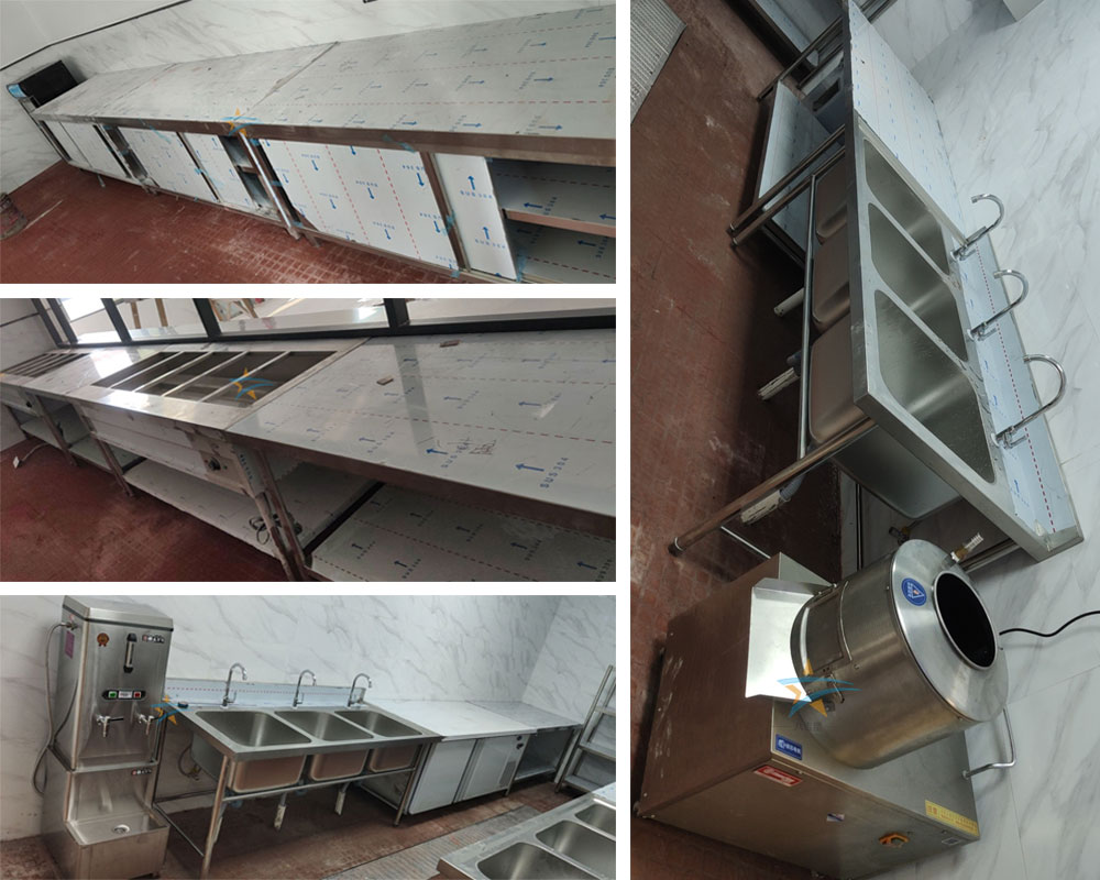 見炬科技員工食堂廚房工程洗消間