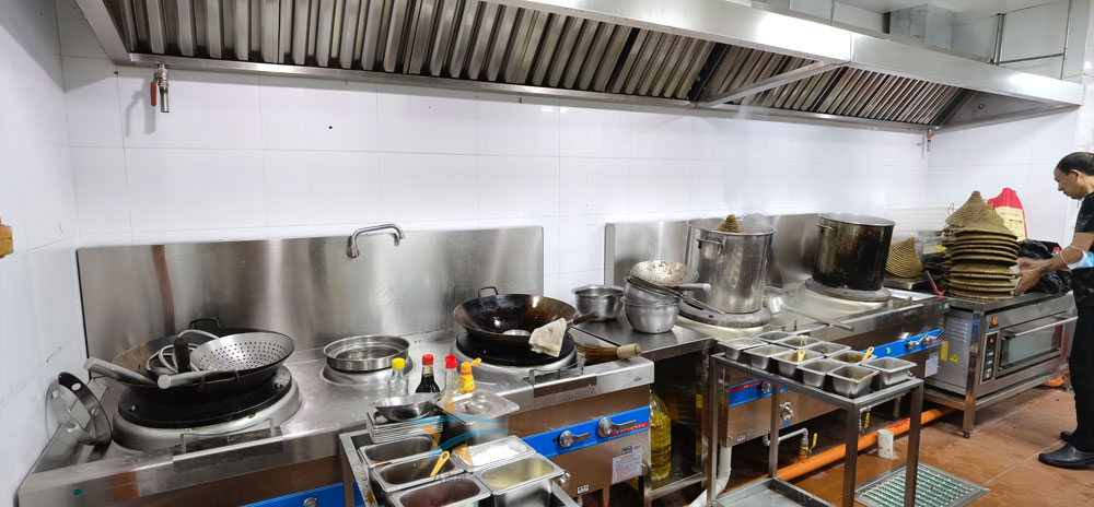 云海肴主廚烹飪區