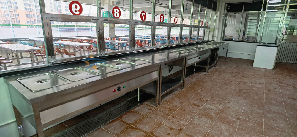 虎門捷勝小學職工食堂配餐間