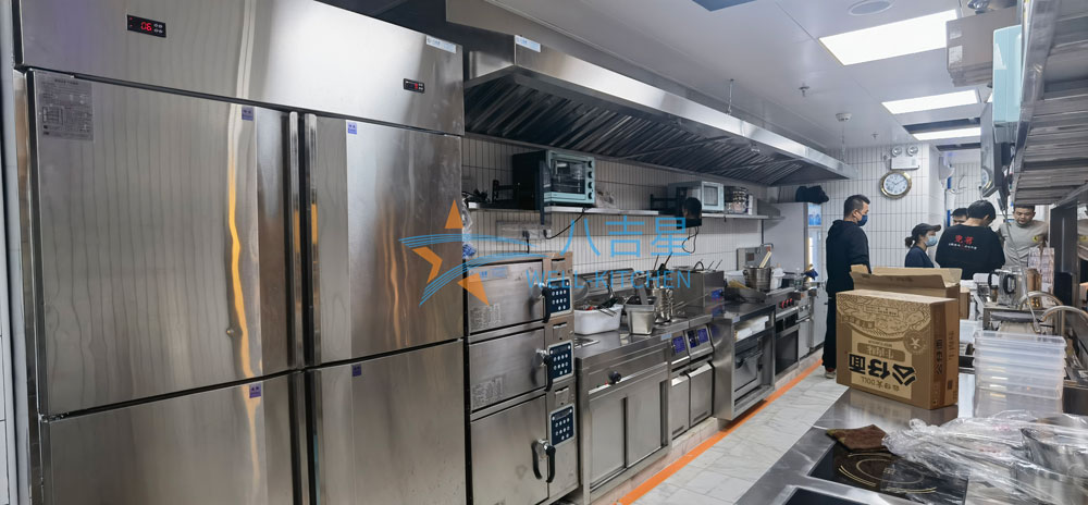 廣州天河克茗冰室主廚區廚房工程