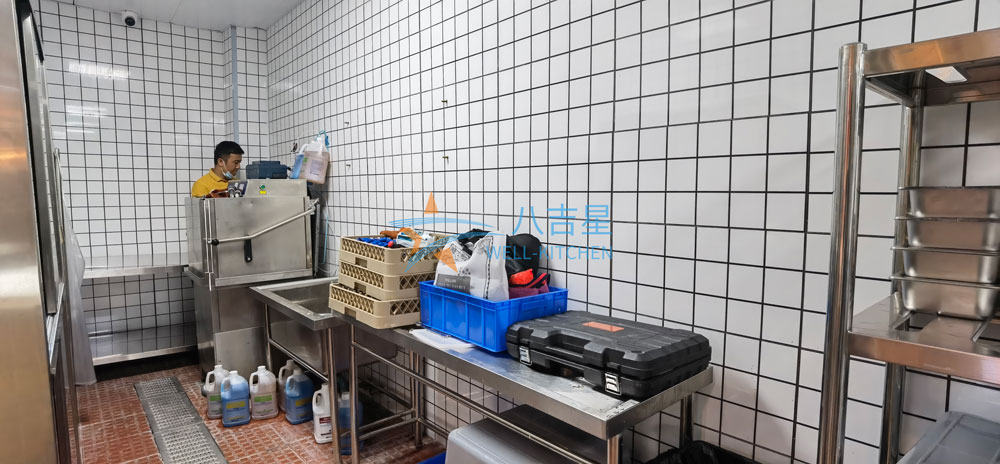 雙門洞18號小韓料廚房工程洗消區