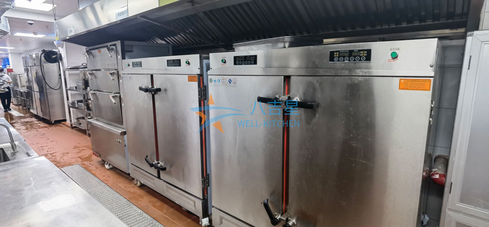 深圳開(kāi)立生物醫(yī)療員工食堂廚房工程蒸制區(qū)