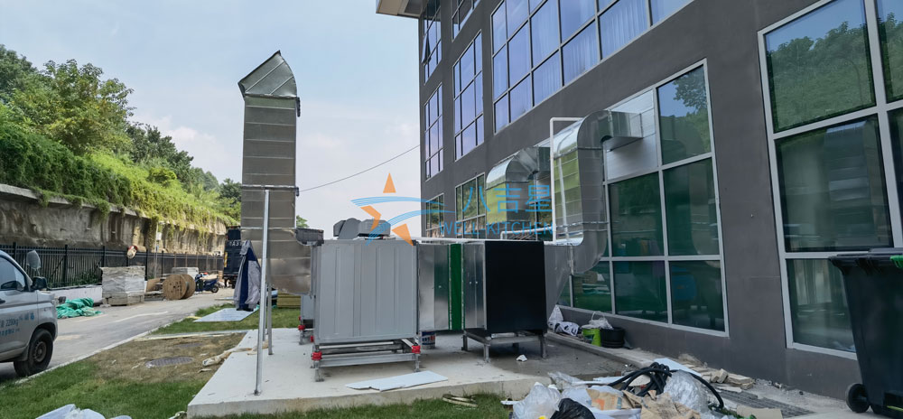 廣州方邦電子員工食堂廚房油煙凈化系統