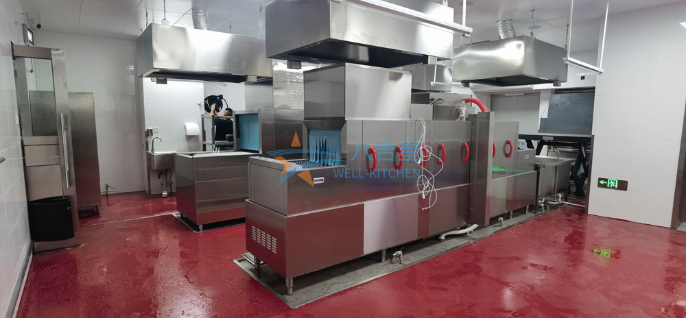 珠海高華城市服務配送中心廚房洗消區