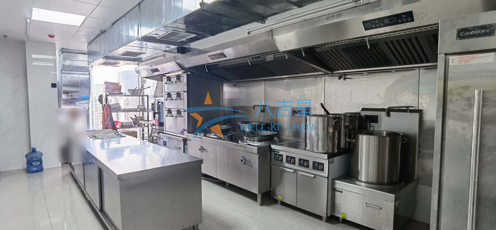 深圳貝特瑞31樓貴客接待廚房工程烹飪區