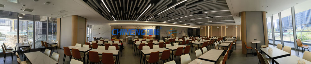 深圳光明貝特瑞2樓員工食堂用餐區