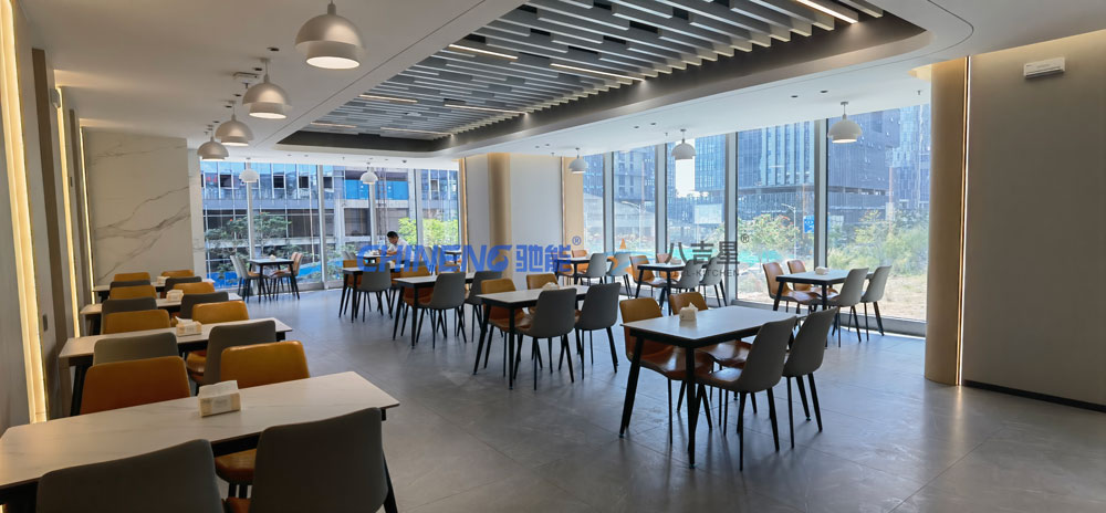 深圳光明貝特瑞2樓員工食堂用餐區